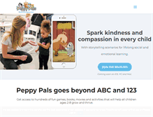 Tablet Screenshot of peppypals.com